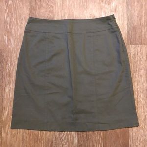 Army Green A-Line Skirt